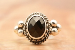 Black Onyx Sterling Silver Ring